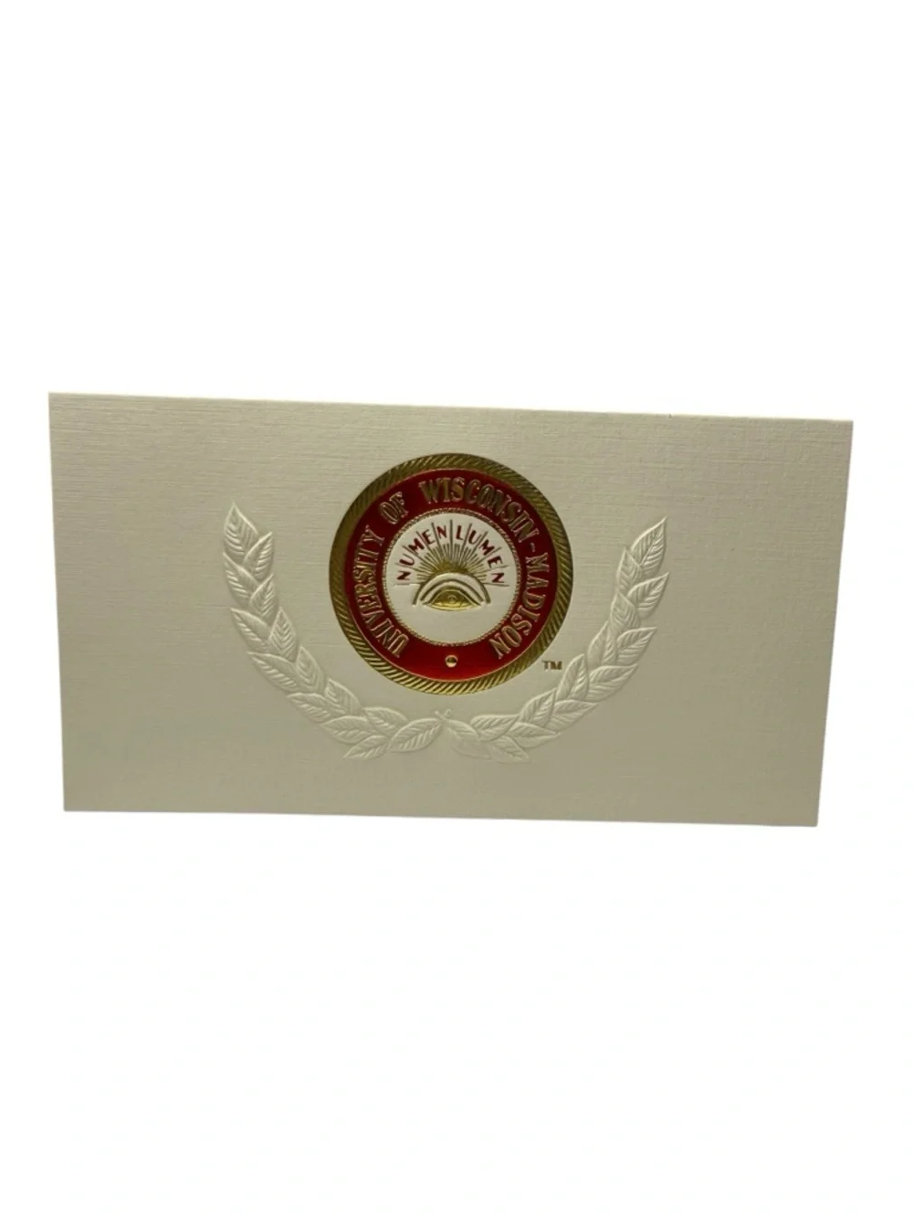 University of Wisconsin Madison Alumni Grad Announcement Cards Embossed Set 11